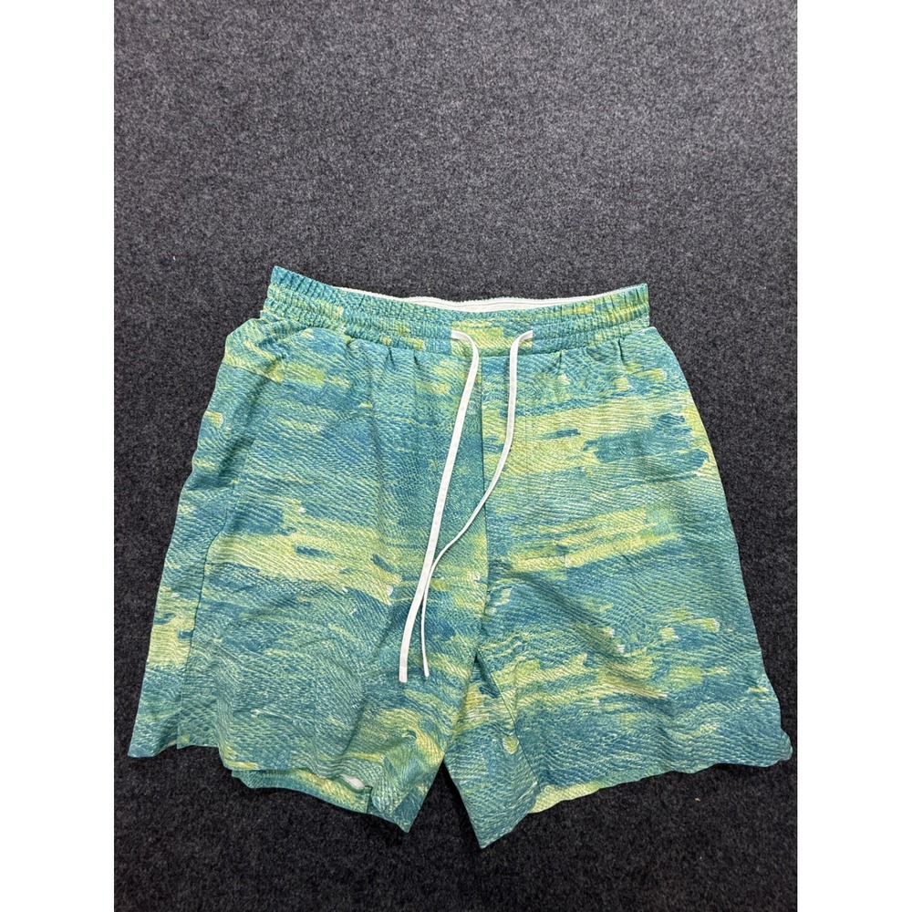 Lululemon Channel Cross Short 7" Mens Medium Print Athletic Workout Swim‎